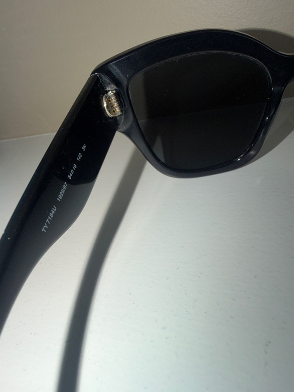 Tory Burch Black Sunglasses with White Trim - Women's - Picture 6 of 9